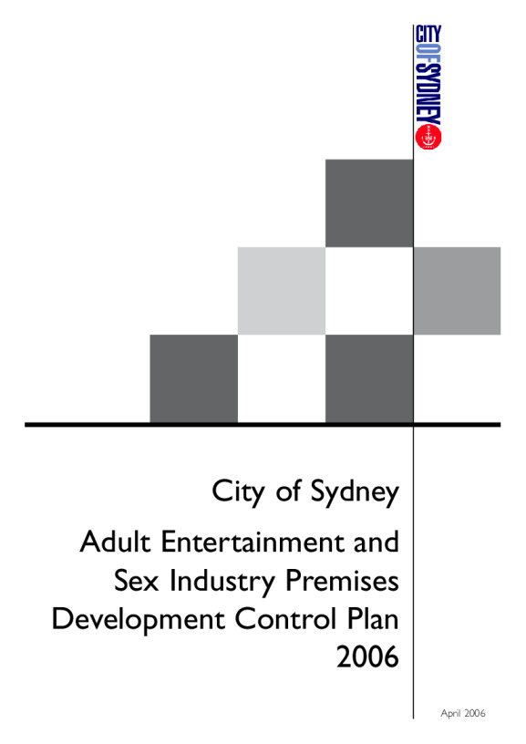 Adult Entertainment And Sex Industry Premises Dcp 2006 City Of Sydney 3355