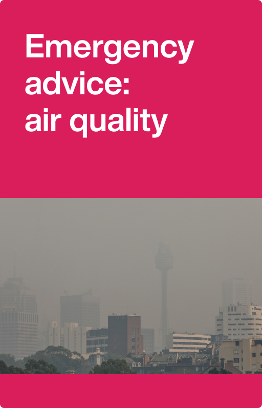 Emergency advice: air quality - City of Sydney