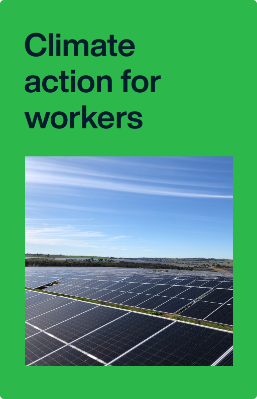 Climate action for workers - City of Sydney